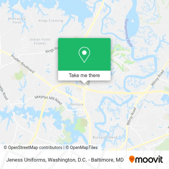 Jeness Uniforms map