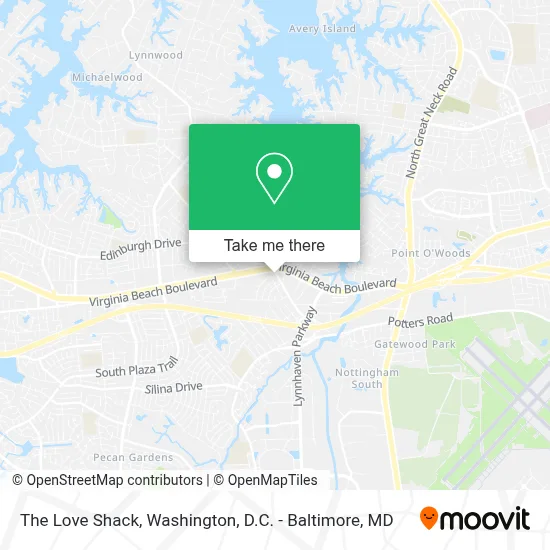 The Love Shack map