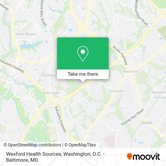 Wexford Health Sources map