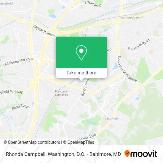 Rhonda Campbell map