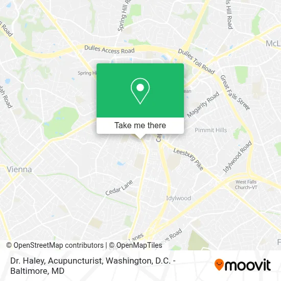 Dr. Haley, Acupuncturist map