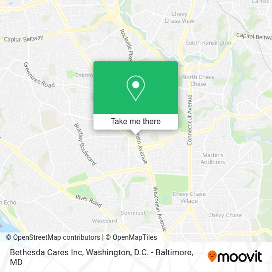 Bethesda Cares Inc map