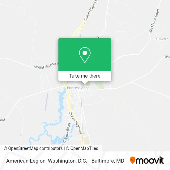 American Legion map