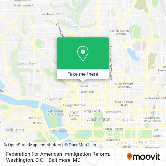 Federation For American Immigration Reform map