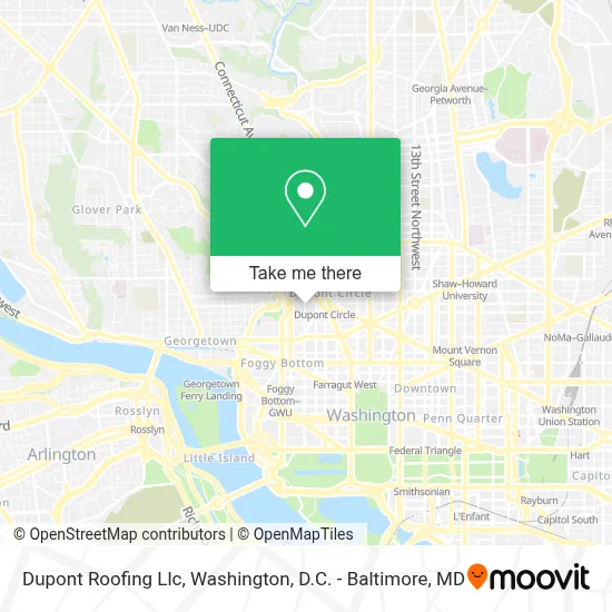 Dupont Roofing Llc map