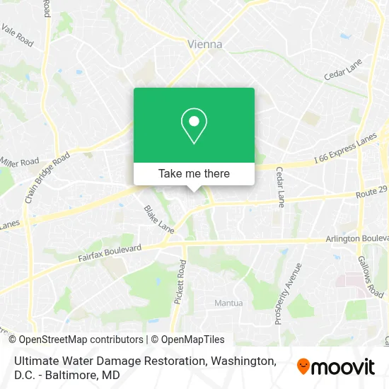 Ultimate Water Damage Restoration map