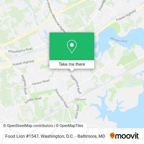 Food Lion #1547 map