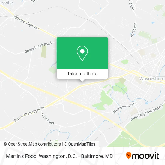 Martin's Food map