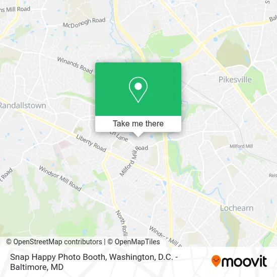 Snap Happy Photo Booth map