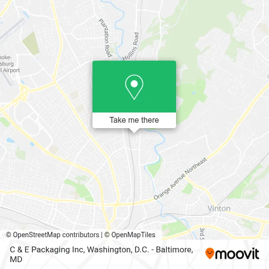 C & E Packaging Inc map