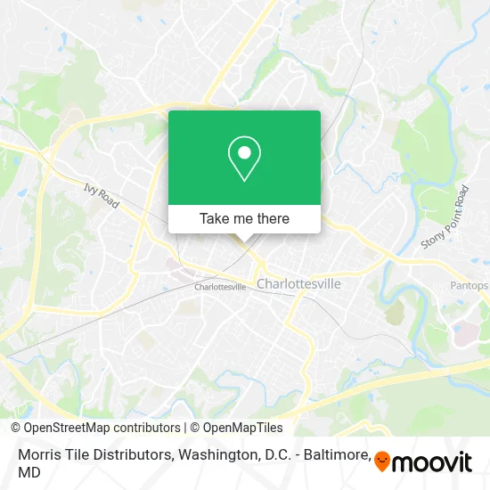 Morris Tile Distributors map