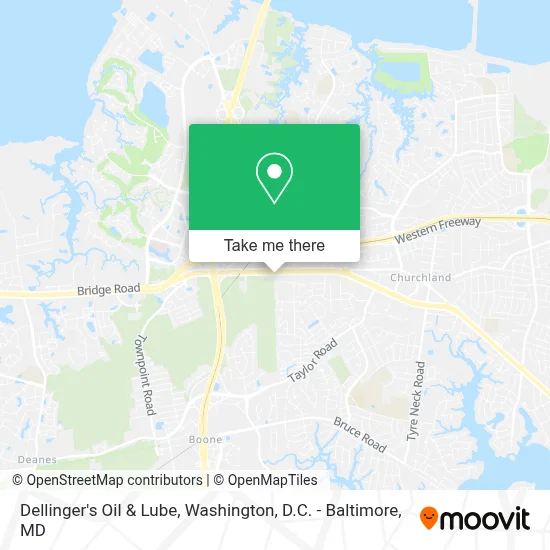 Dellinger's Oil & Lube map