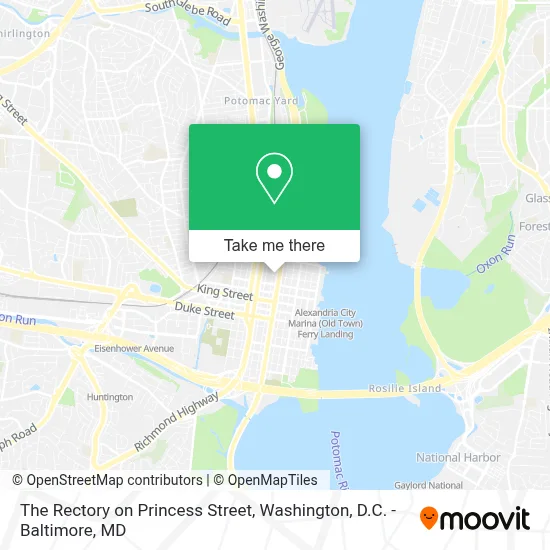 The Rectory on Princess Street map