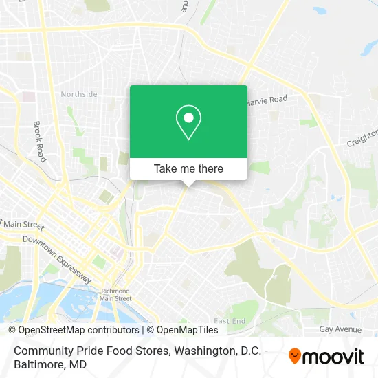 Community Pride Food Stores map
