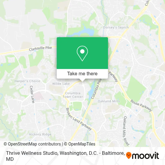 Thrive Wellness Studio map