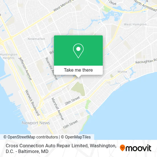 Cross Connection Auto Repair Limited map