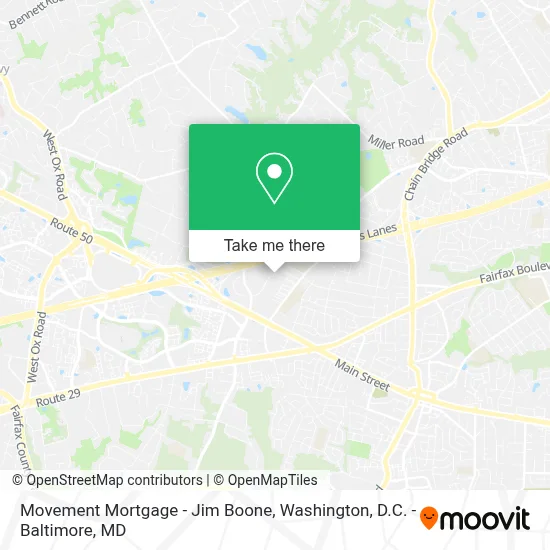 Movement Mortgage - Jim Boone map