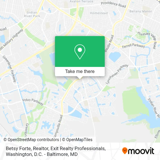 Betsy Forte, Realtor, Exit Realty Professionals map