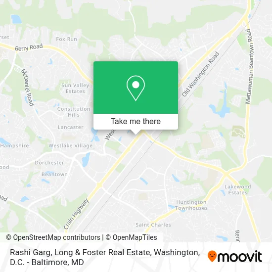 Rashi Garg, Long & Foster Real Estate map
