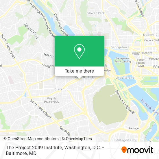 The Project 2049 Institute map