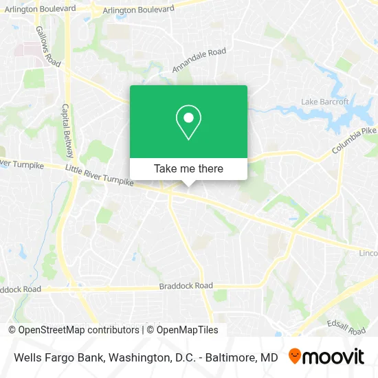 Wells Fargo Bank map