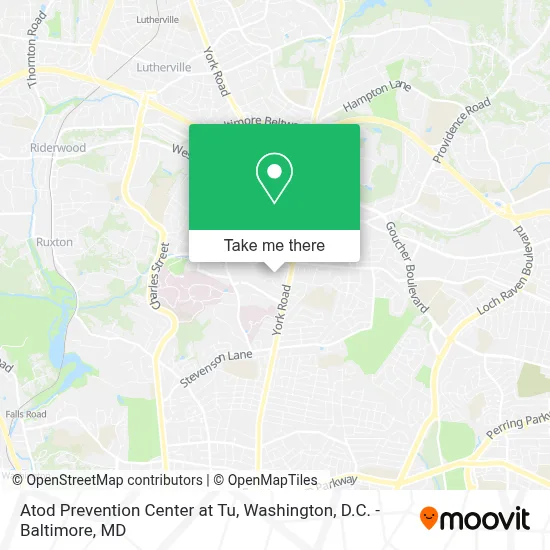 Atod Prevention Center at Tu map
