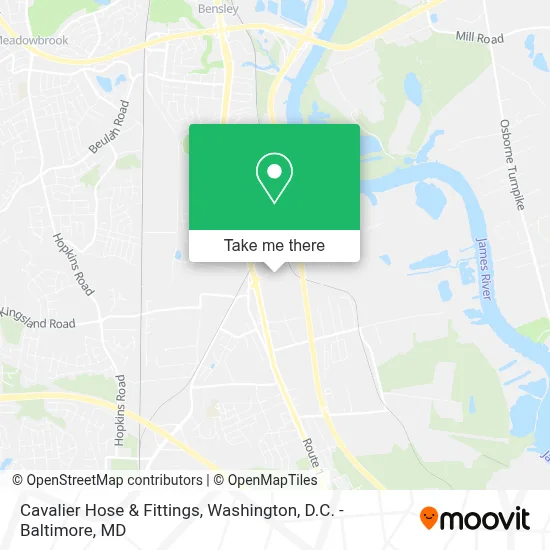 Cavalier Hose & Fittings map