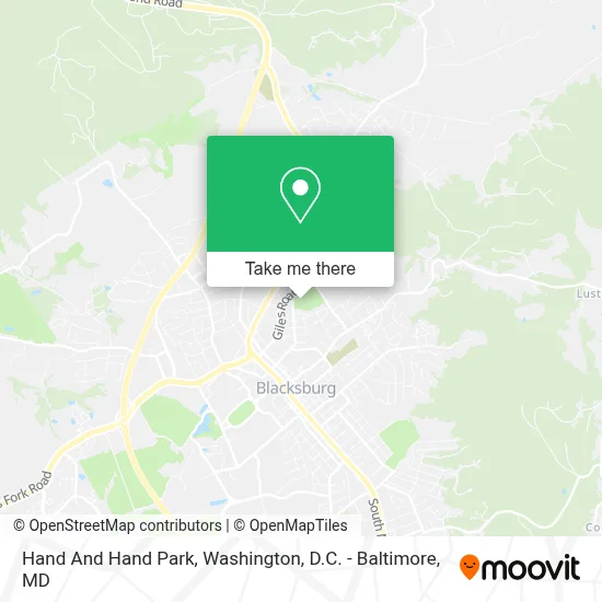 Hand And Hand Park map