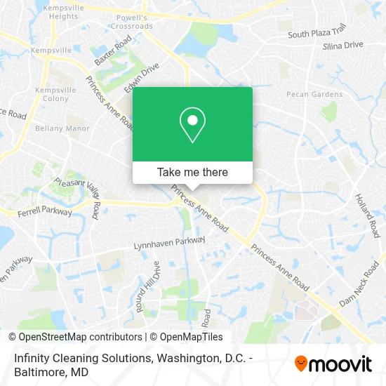 Infinity Cleaning Solutions map