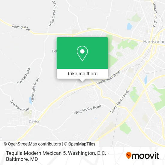Tequila Modern Mexican 5 map