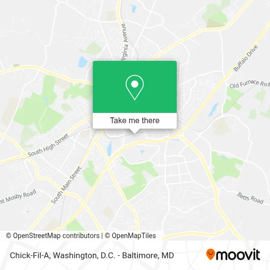 Chick-Fil-A map