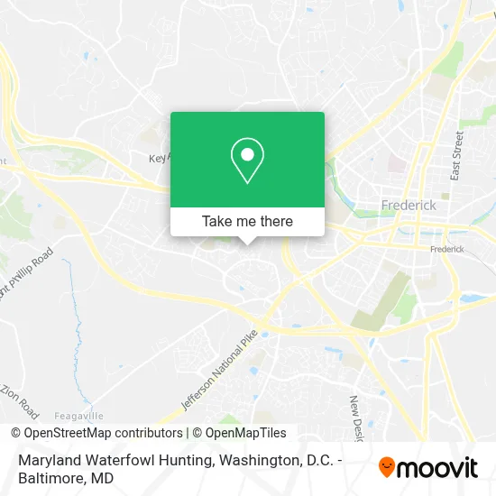 Maryland Waterfowl Hunting map