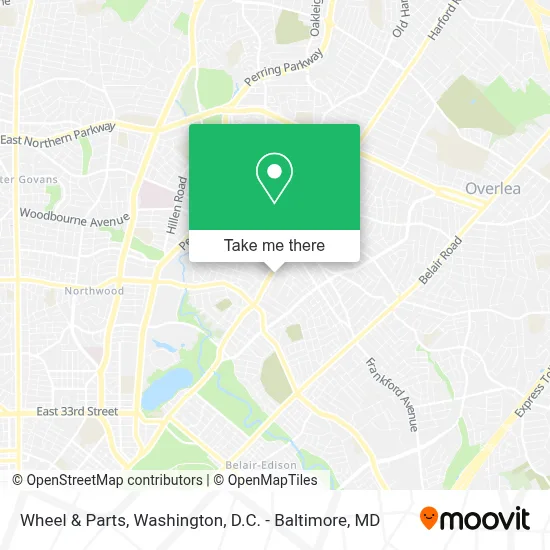 Wheel & Parts map