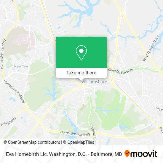 Eva Homebirth Llc map