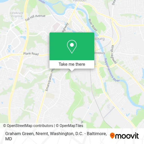 Graham Green, Nremt map