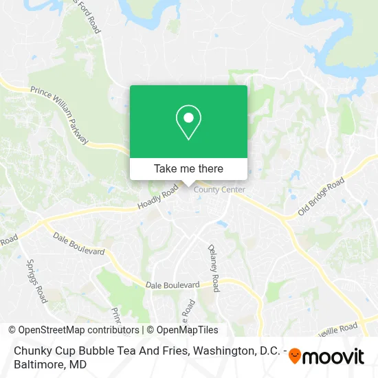Chunky Cup Bubble Tea And Fries map