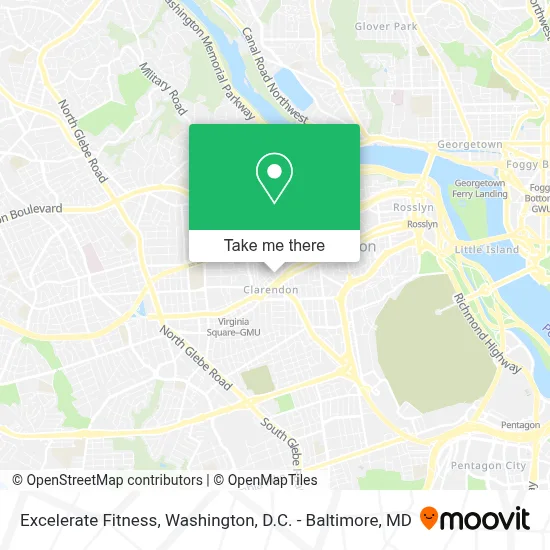 Excelerate Fitness map