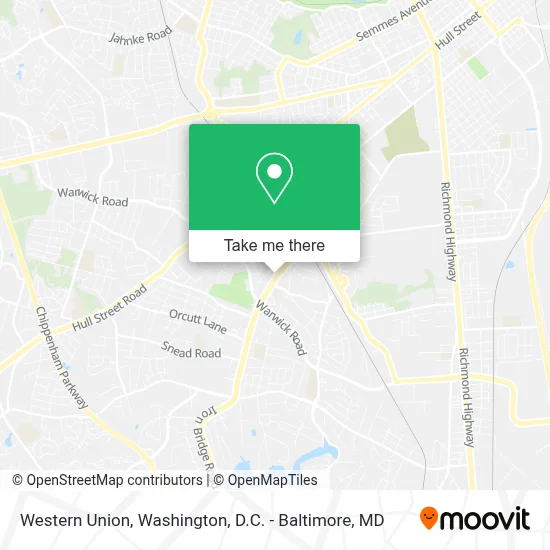 Western Union map