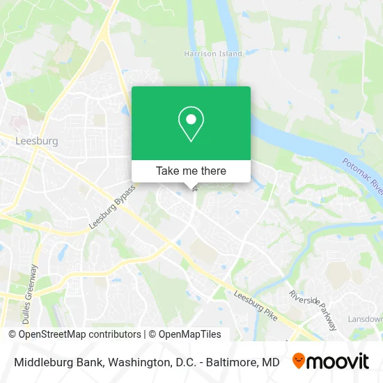 Middleburg Bank map