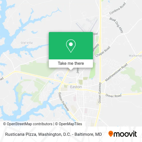 Rusticana Pizza map