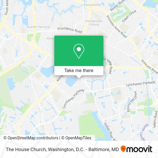 The House Church map