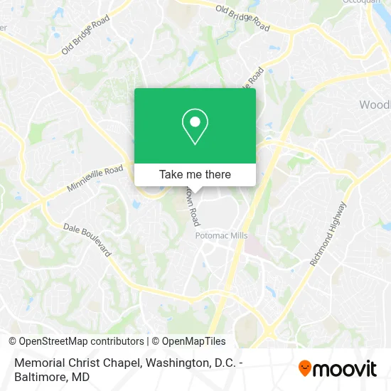 Memorial Christ Chapel map