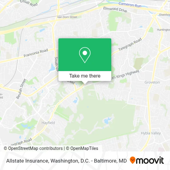 Allstate Insurance map
