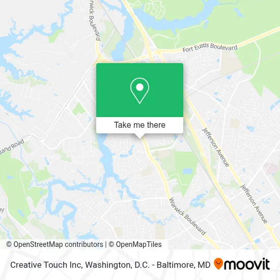 Creative Touch Inc map