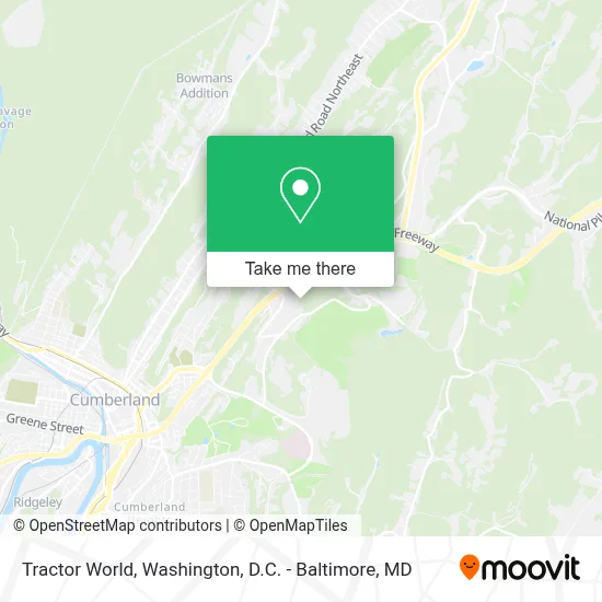 Tractor World map