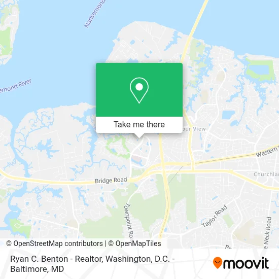 Ryan C. Benton - Realtor map