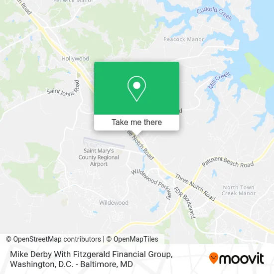 Mike Derby With Fitzgerald Financial Group map