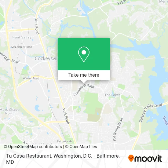 Tu Casa Restaurant map
