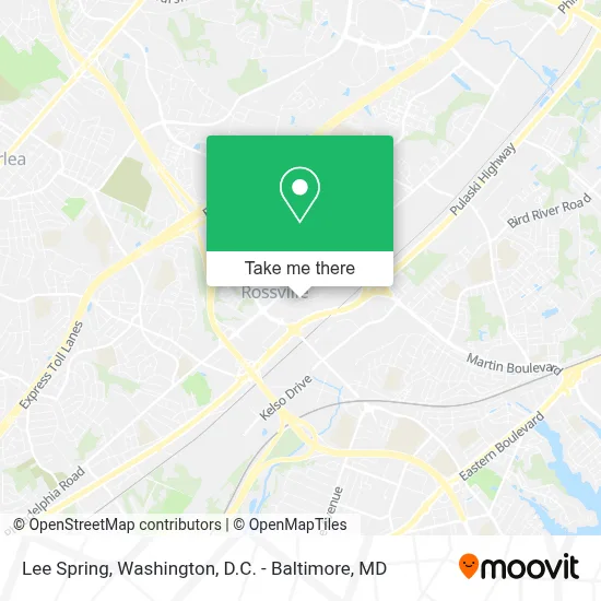 Lee Spring map