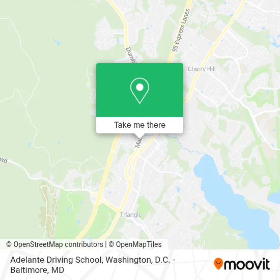 Adelante Driving School map